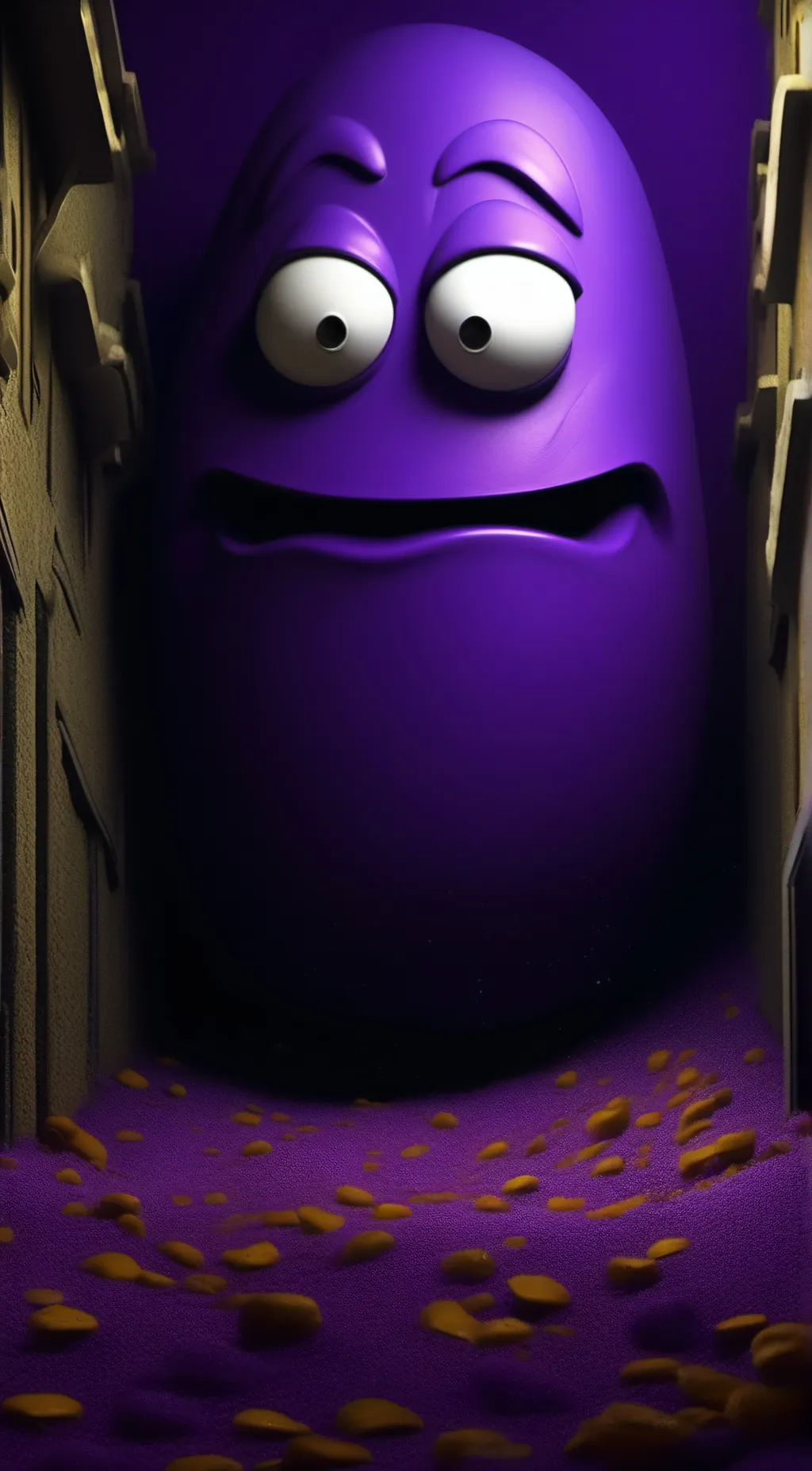ai character: Grimace🟣 background