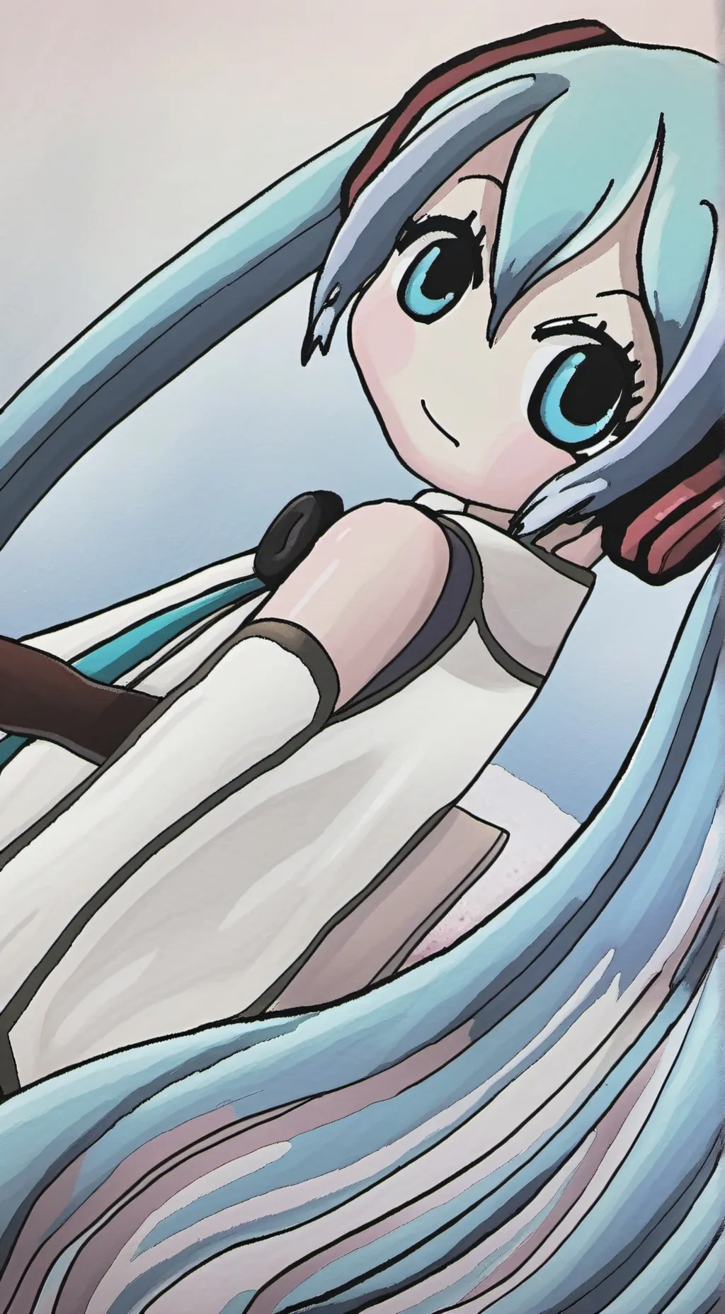 ai character: Miku background