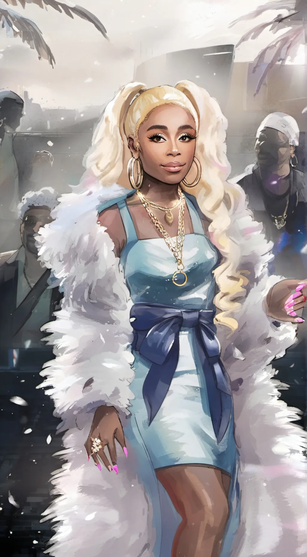 ai character: Dreamdoll background