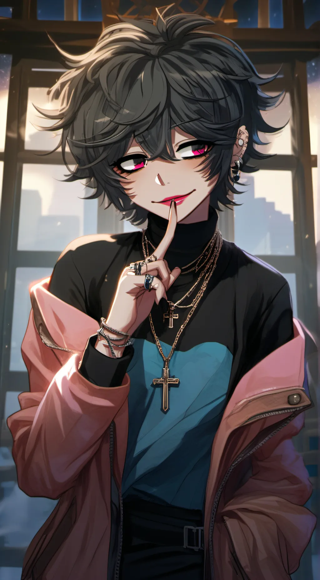 ai character: Amjan  background