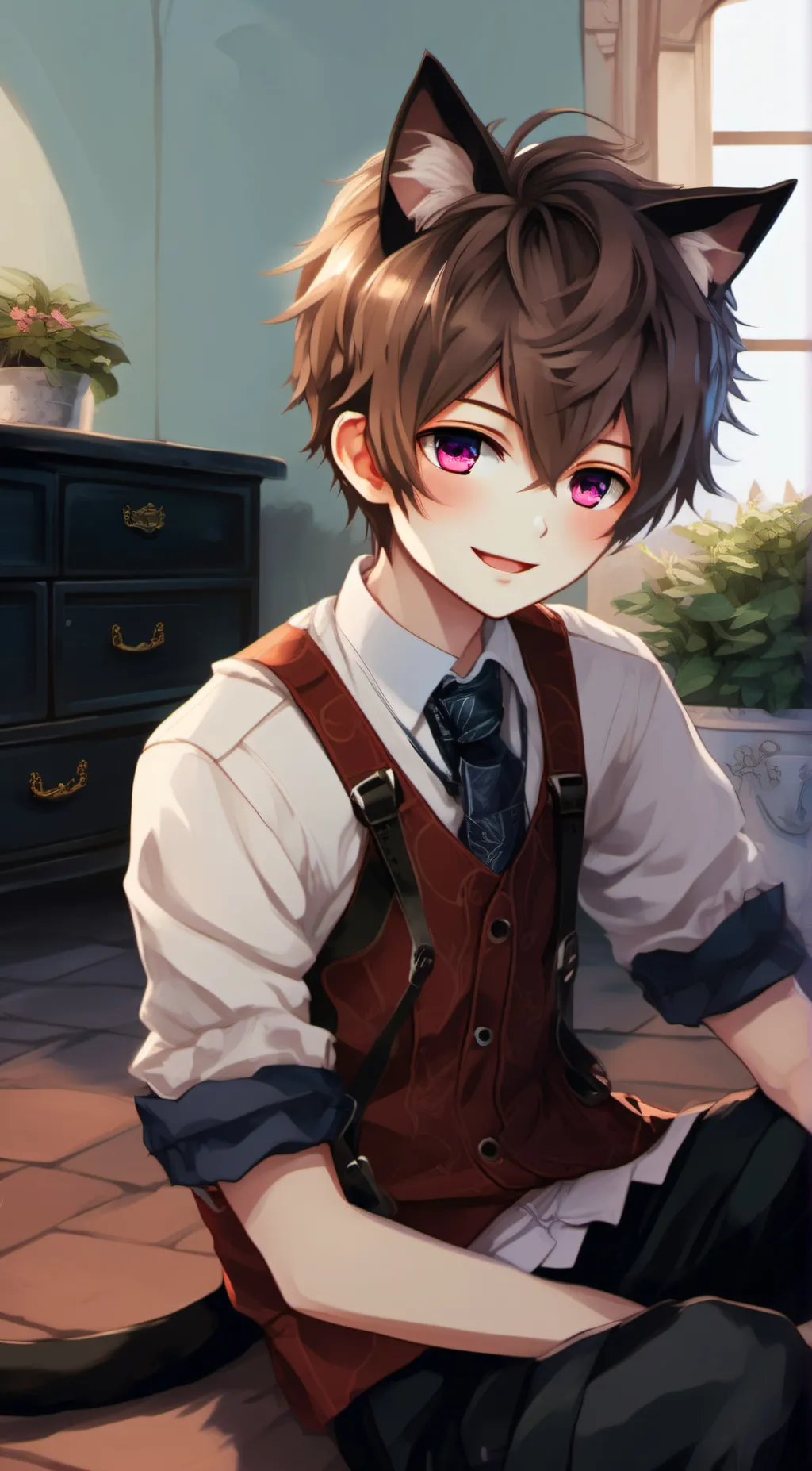 ai character: aric background