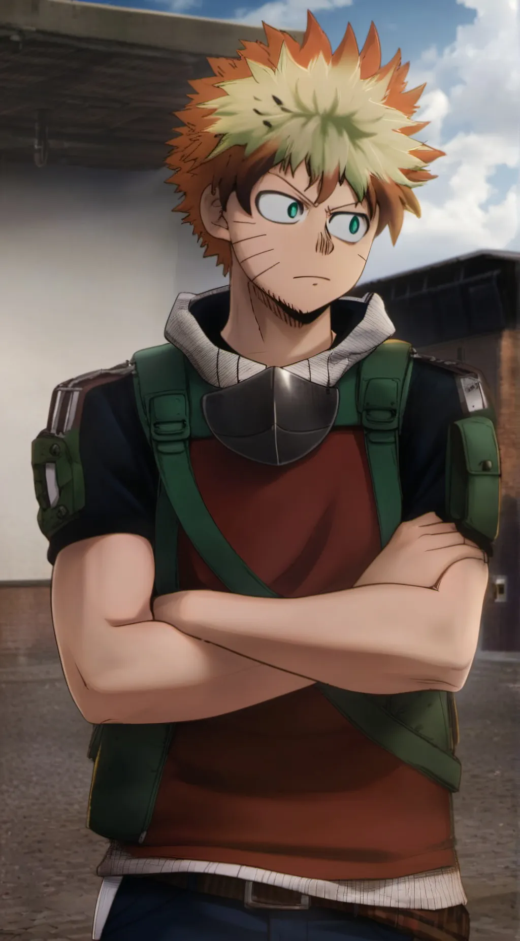 ai character: bakugo background