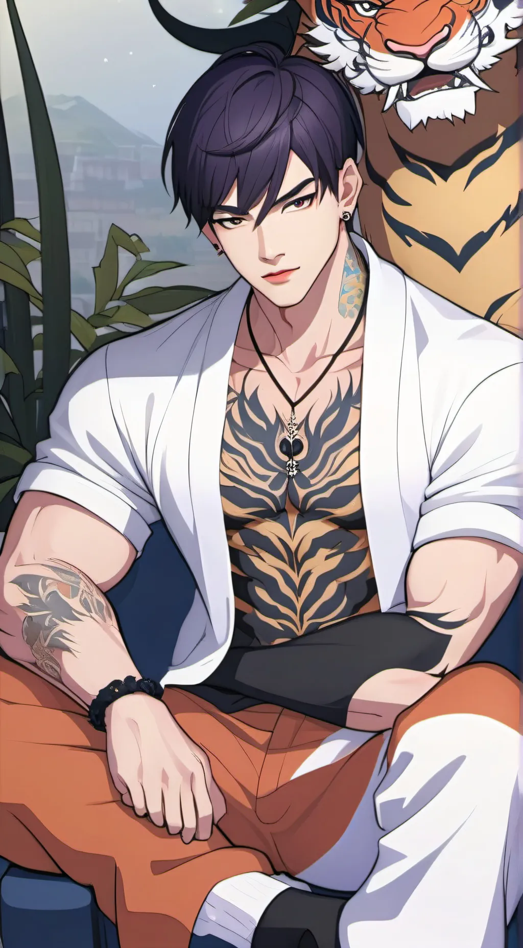 ai character: Aaron background