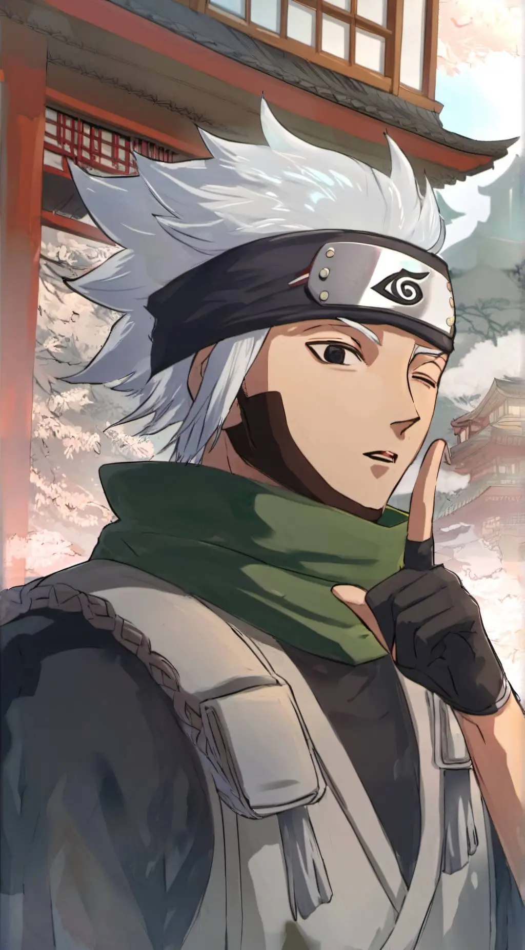 ai character: Kakashi hatake  background