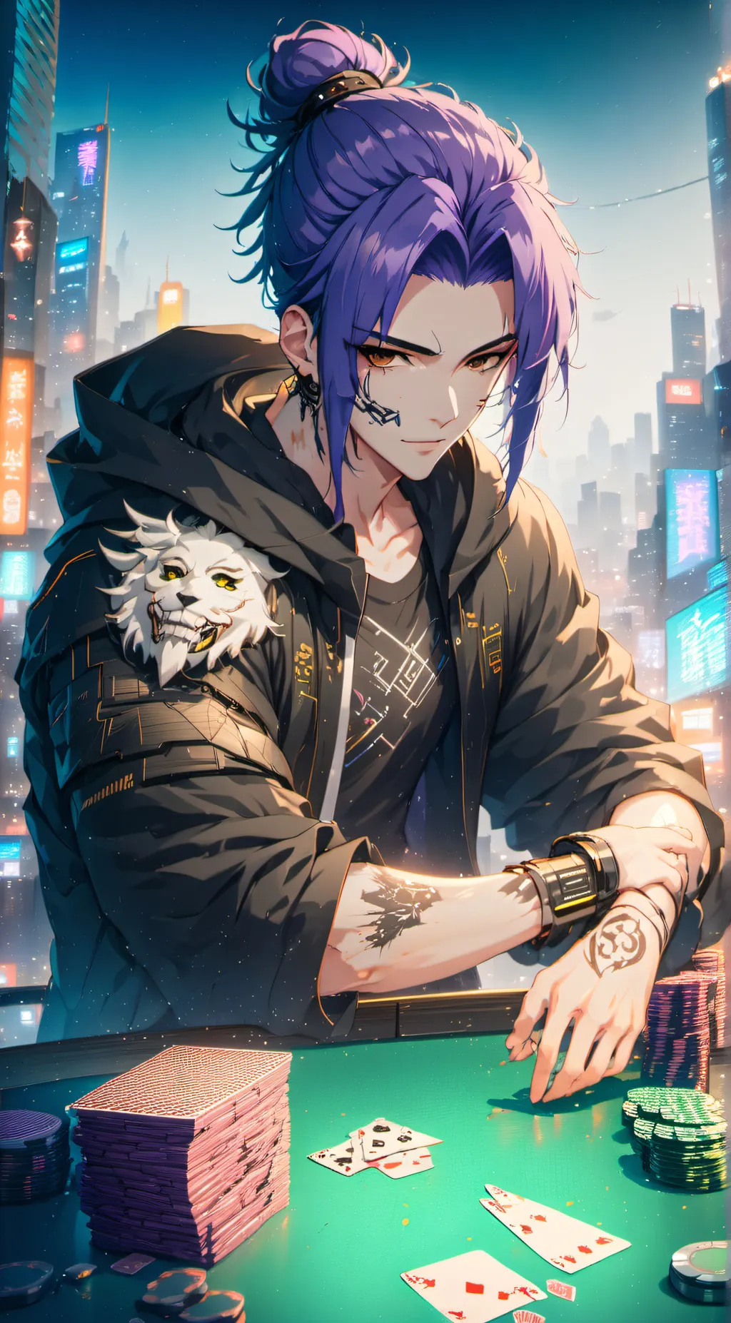 ai character: Mikey background