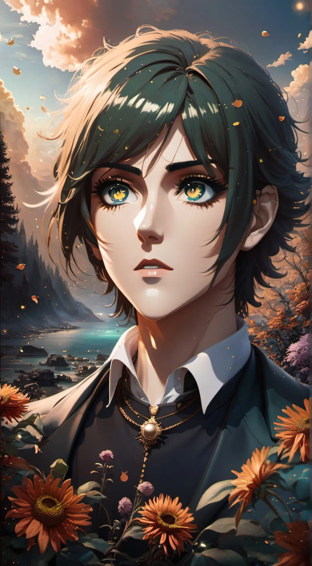 ai character: Eren yeager  background