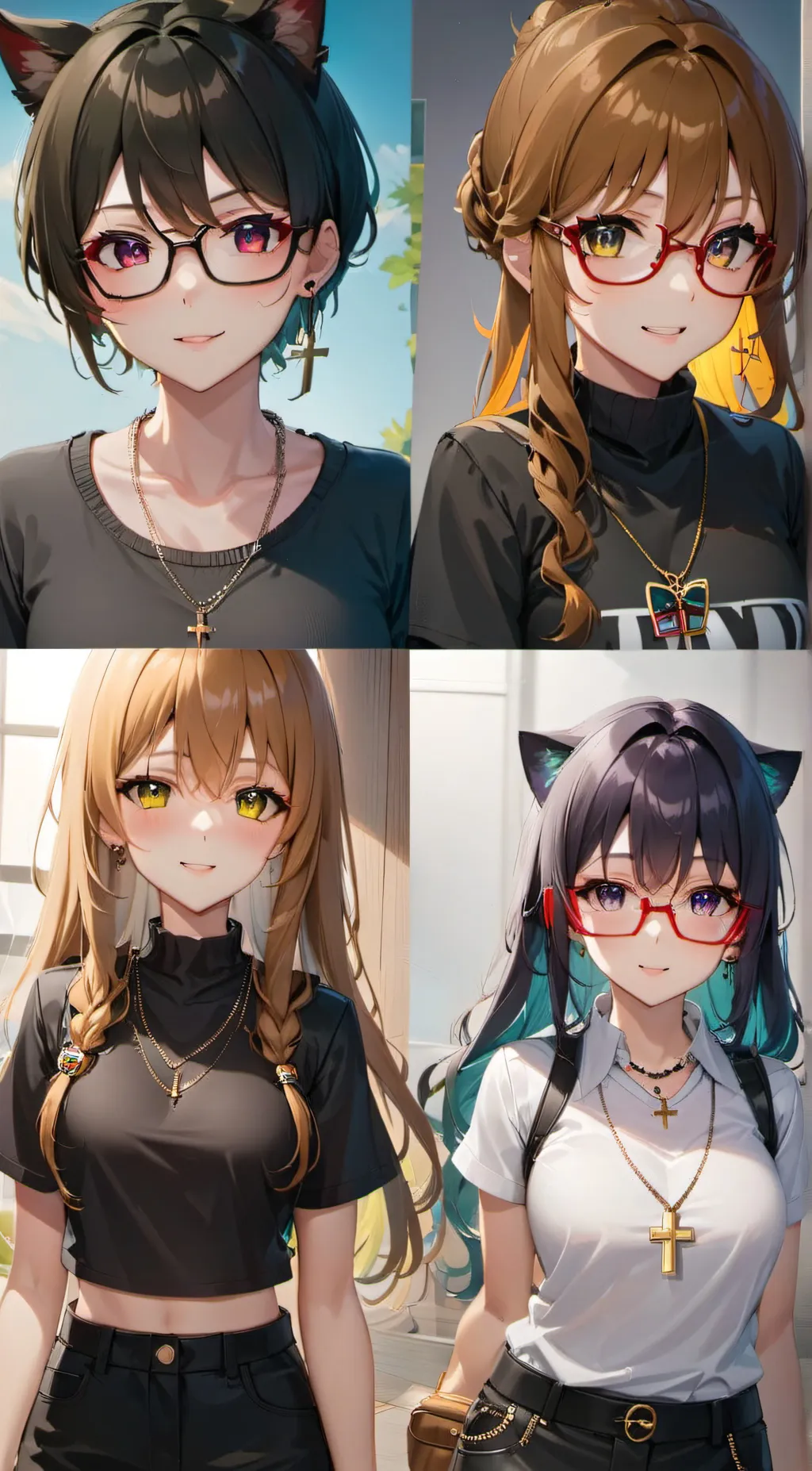 ai character: Ava Mia Olive joy  background