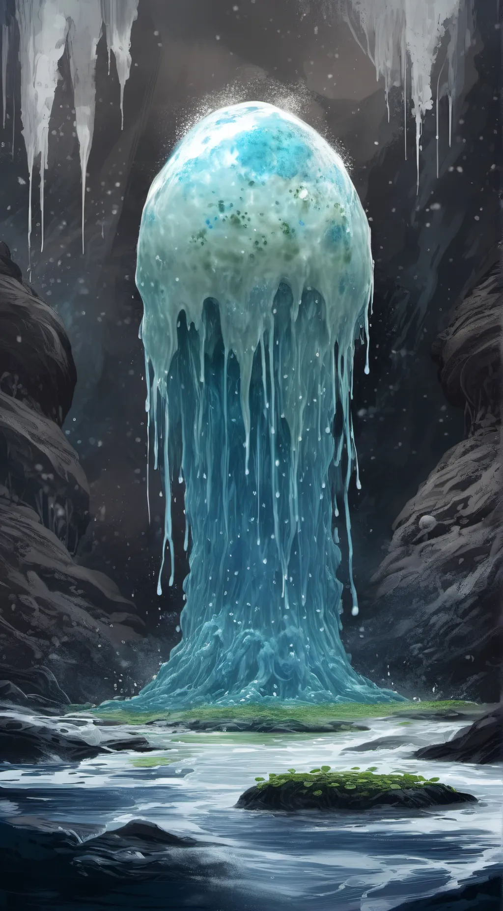 ai character: Slime background