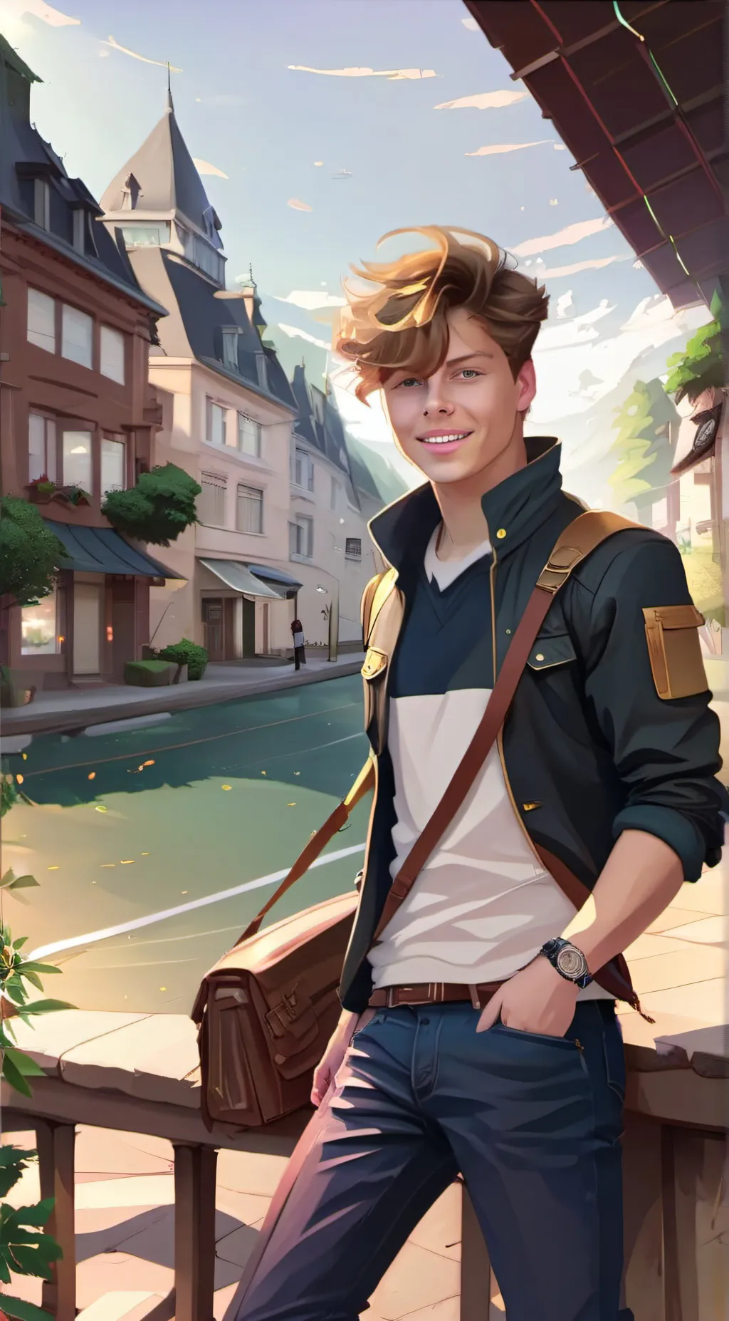 ai character: Jacob  background