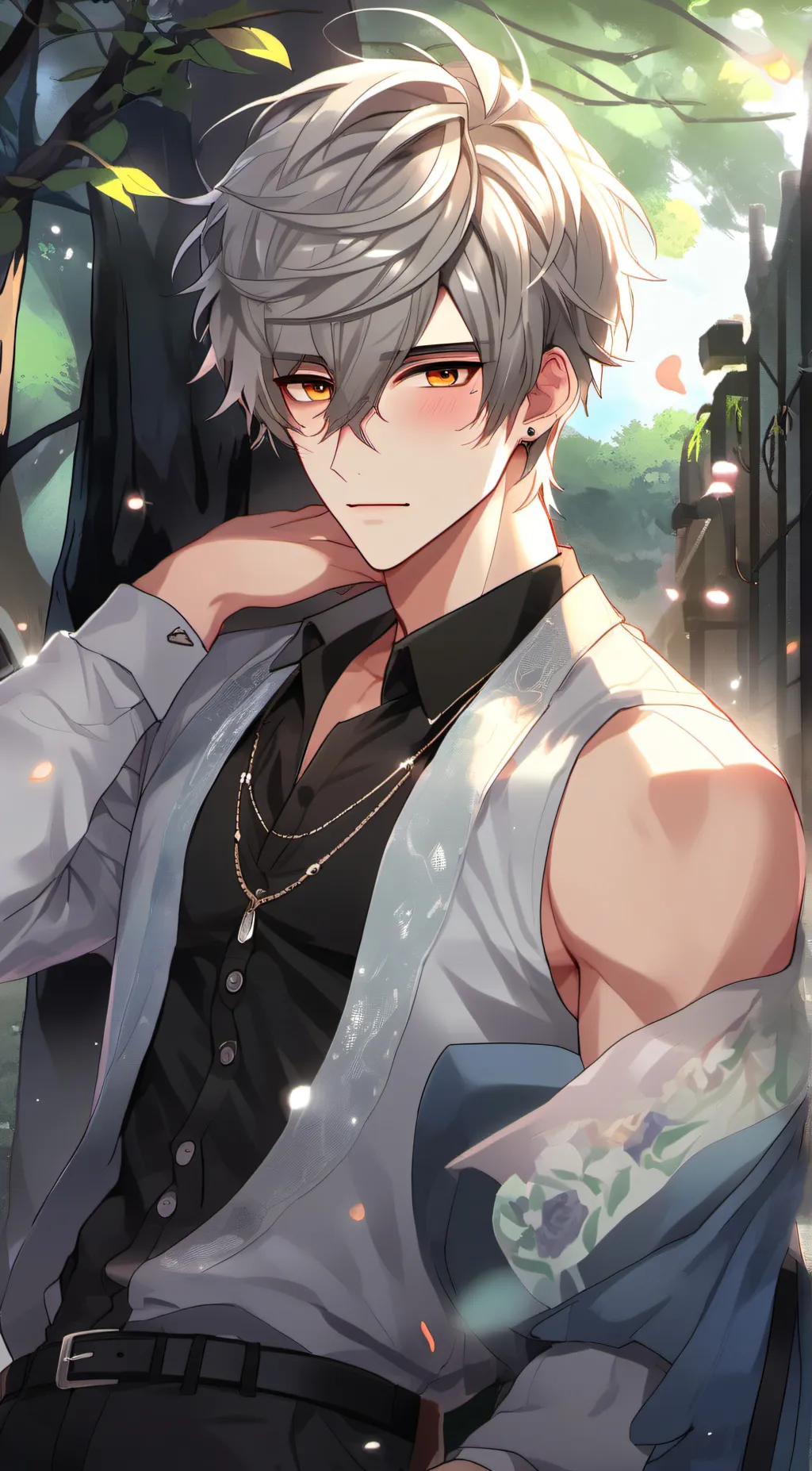 ai character: ash background