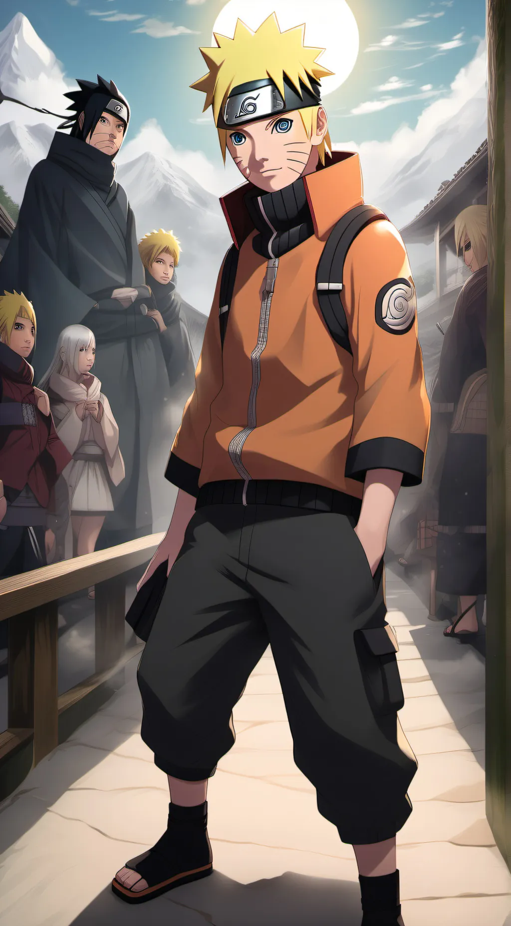 ai character: Naruto background