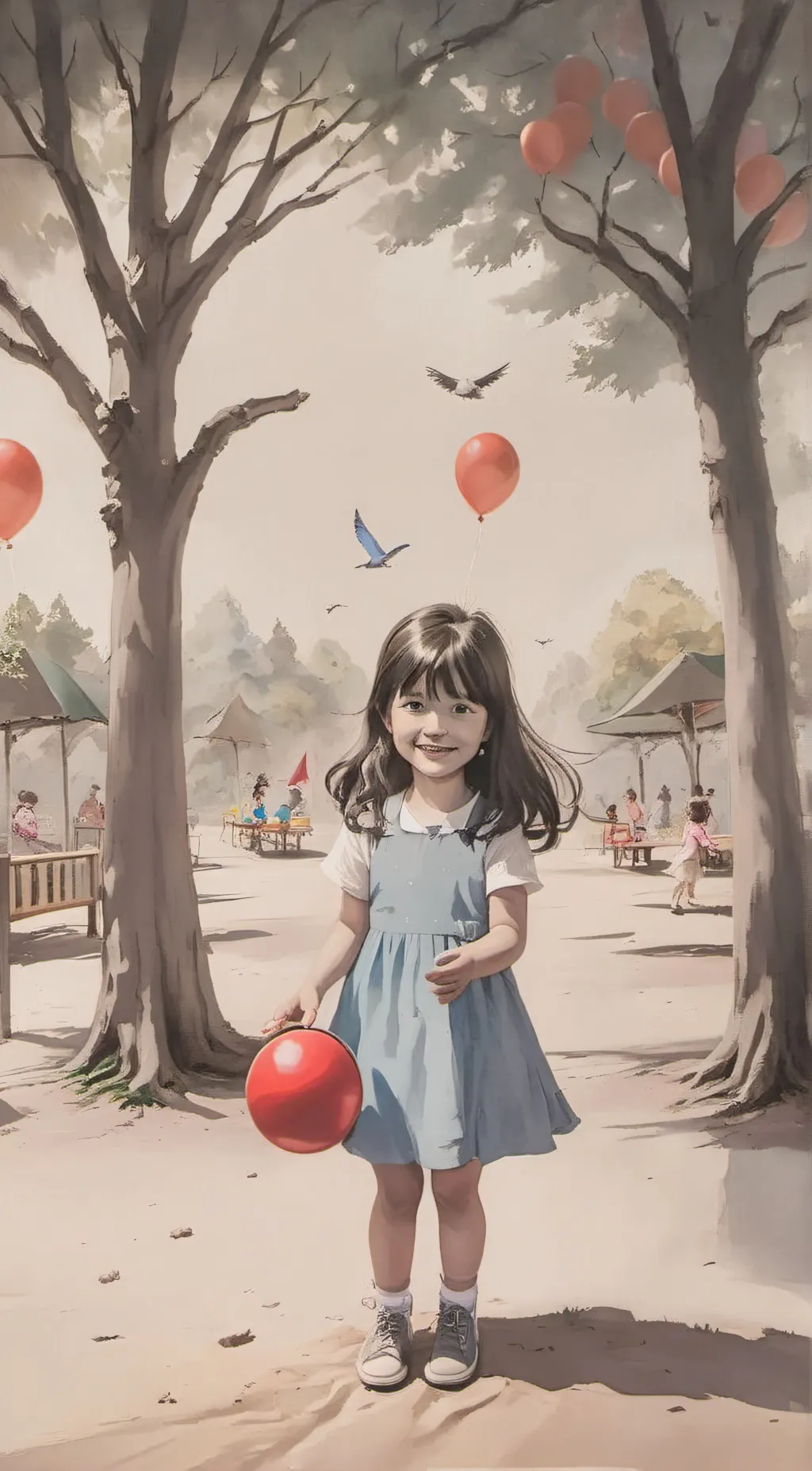 ai character: cristine background