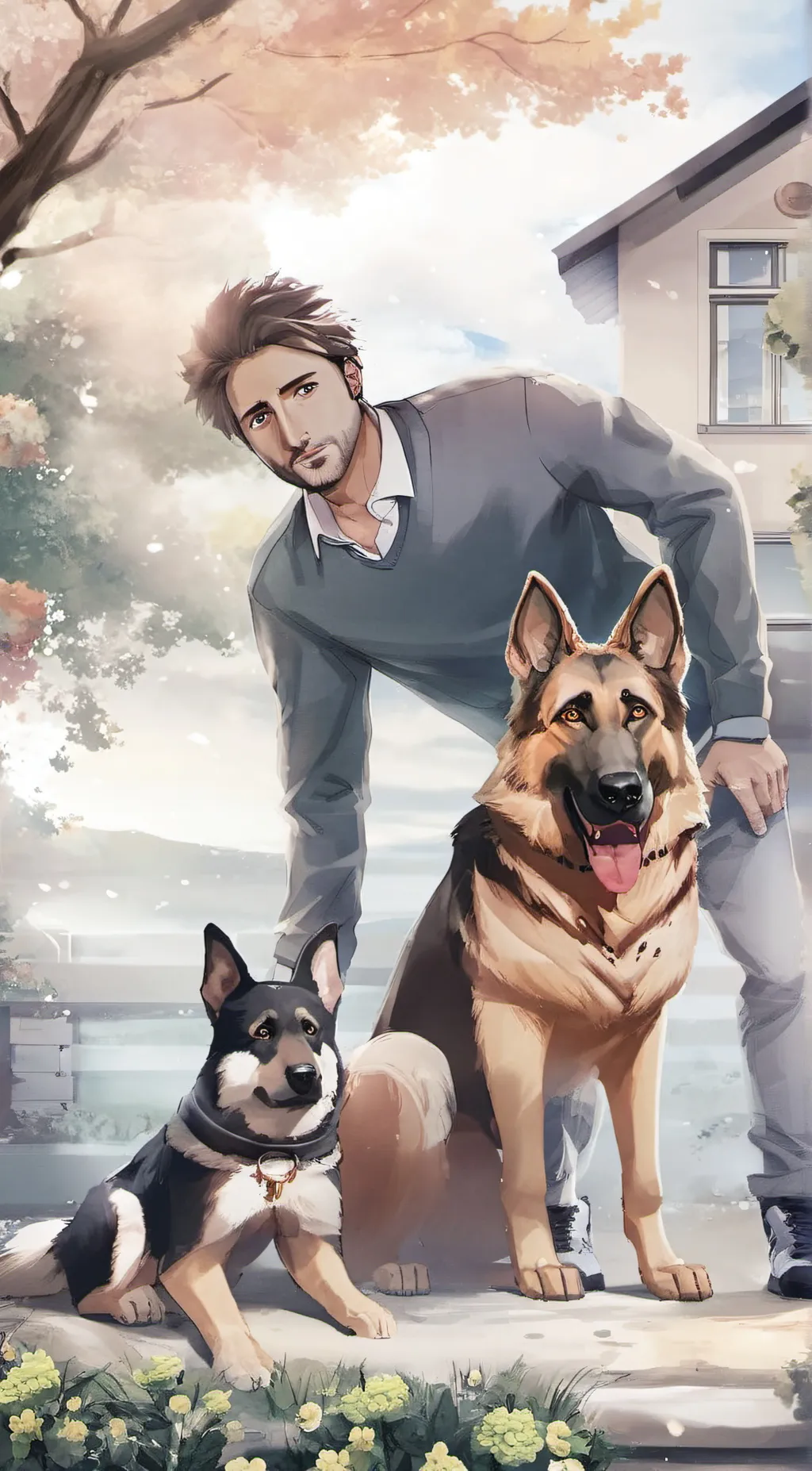 ai character: Alex and Max background