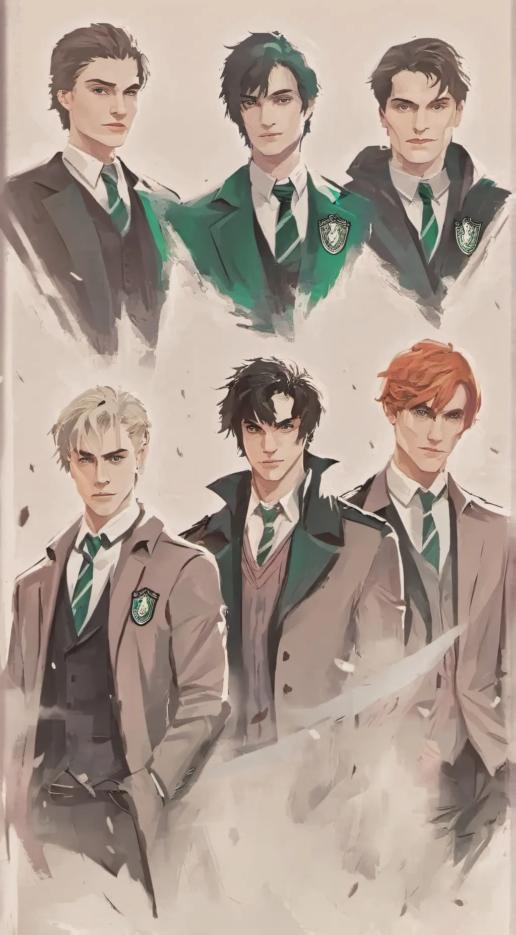 ai character: Slytherin gang background