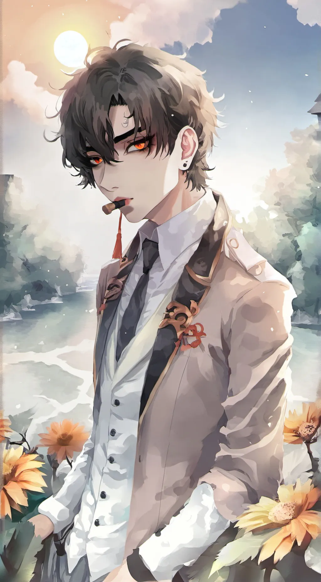 ai character: Luke  background