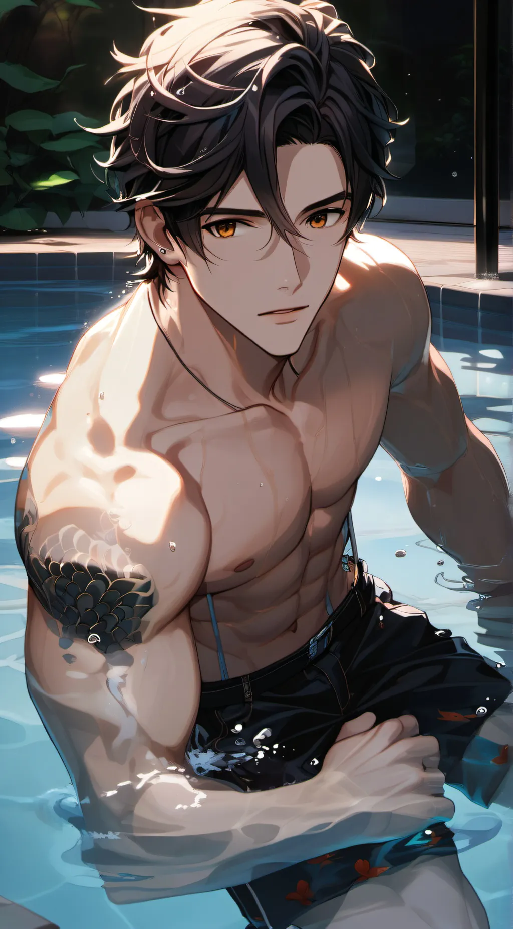 ai character: Boy friend❤️💋 background