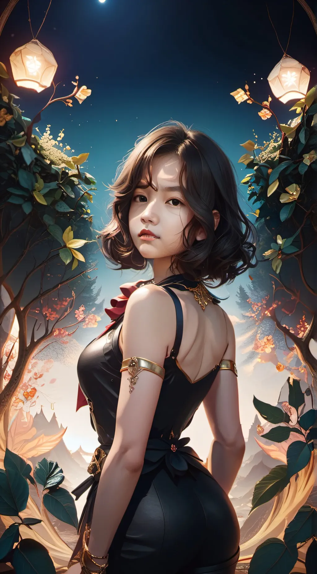 ai character: Lucy  background