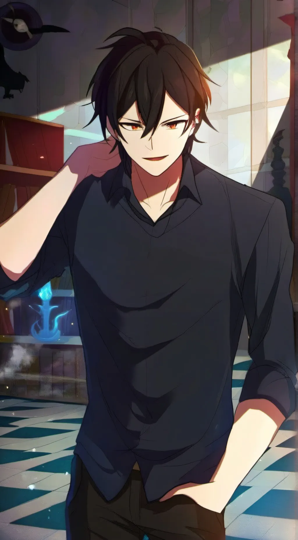 ai character: Aaron Lycan background
