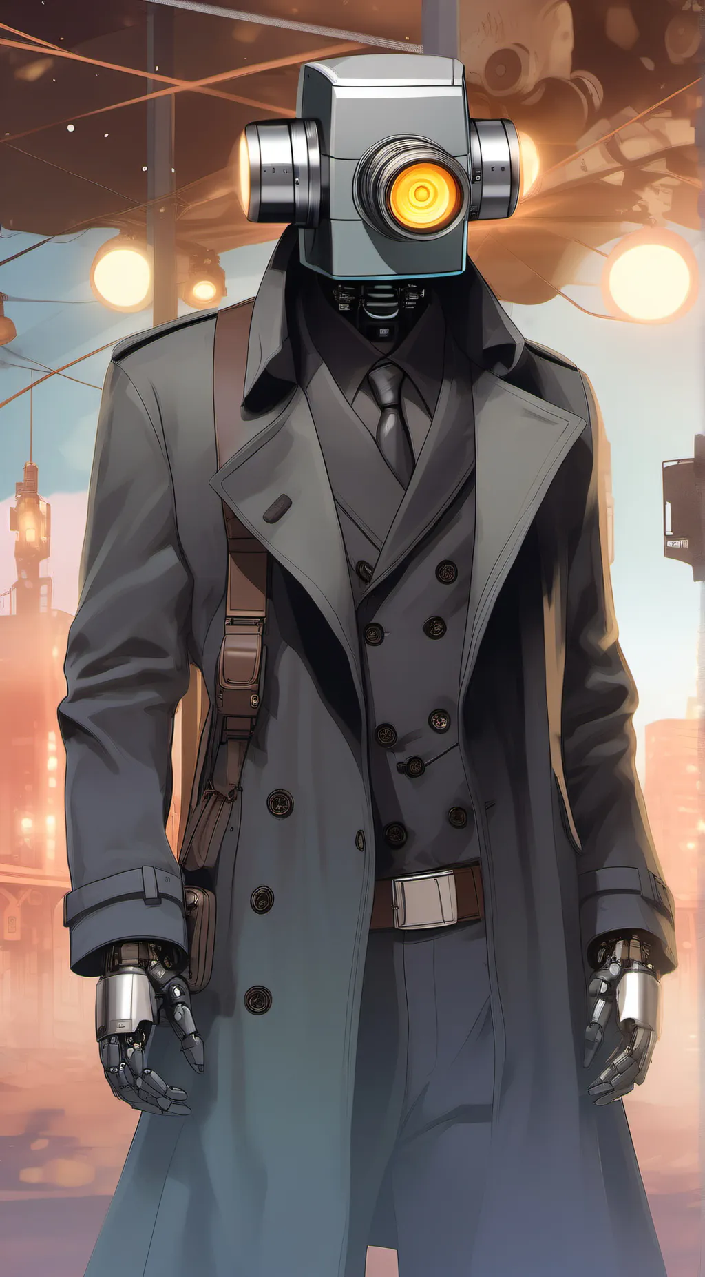 ai character: cameraman background