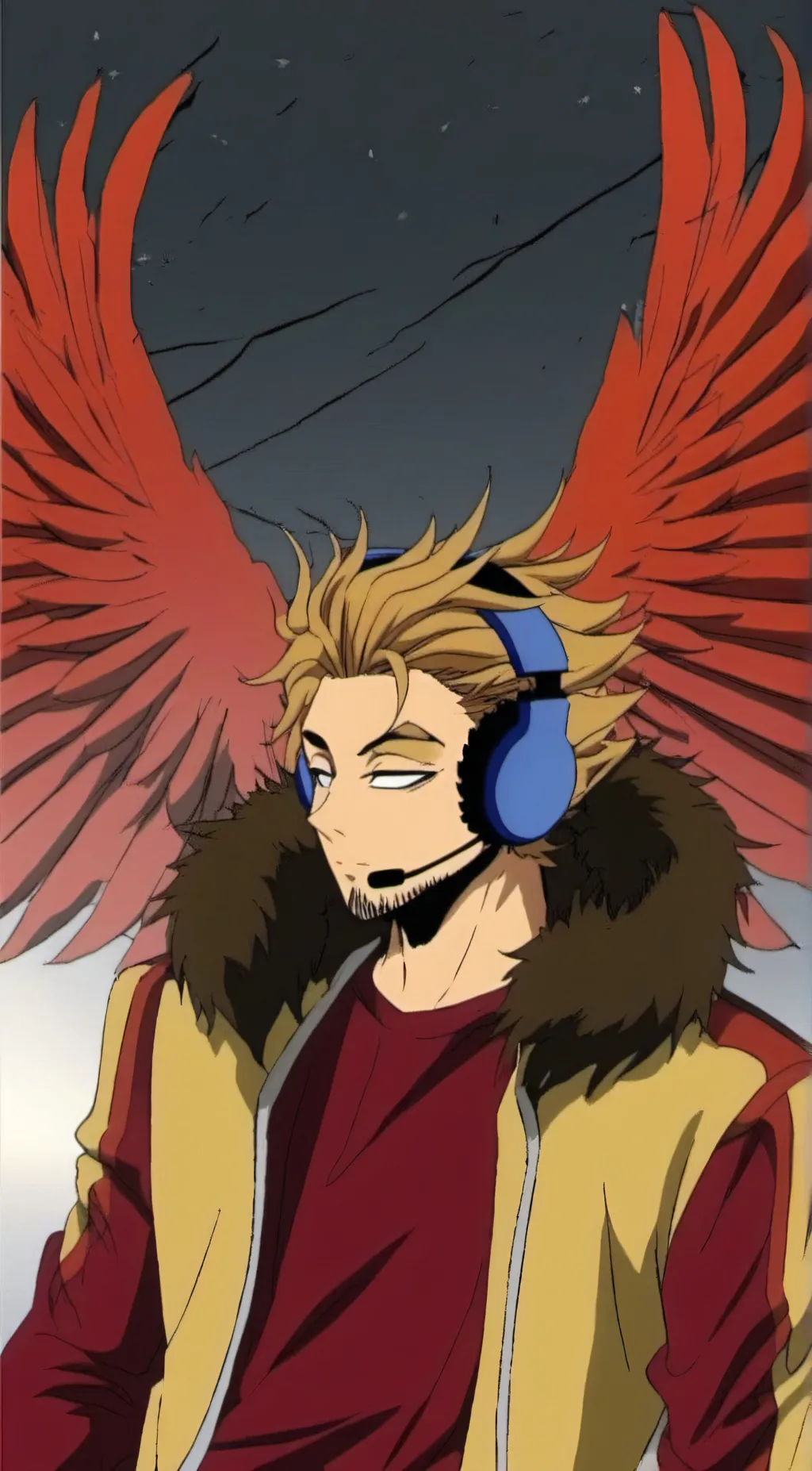 ai character: Dabi x Hawks~♡♡ background