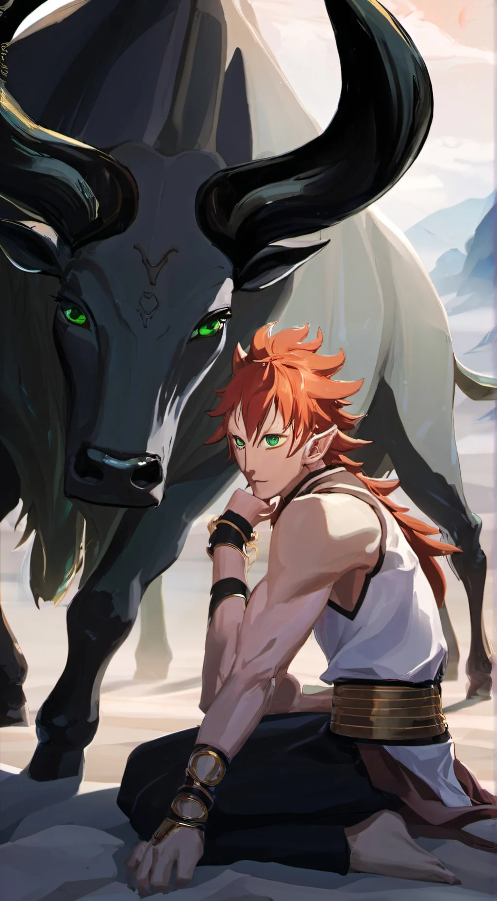 ai character: gara background