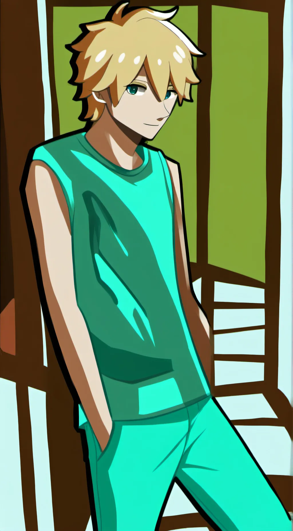 ai character: test subject 002 background