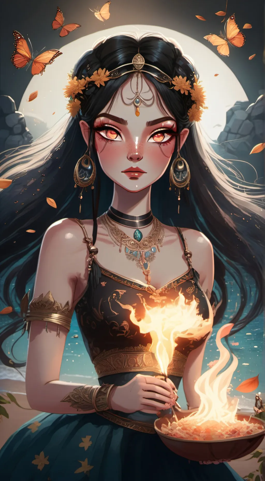ai character: Baily background