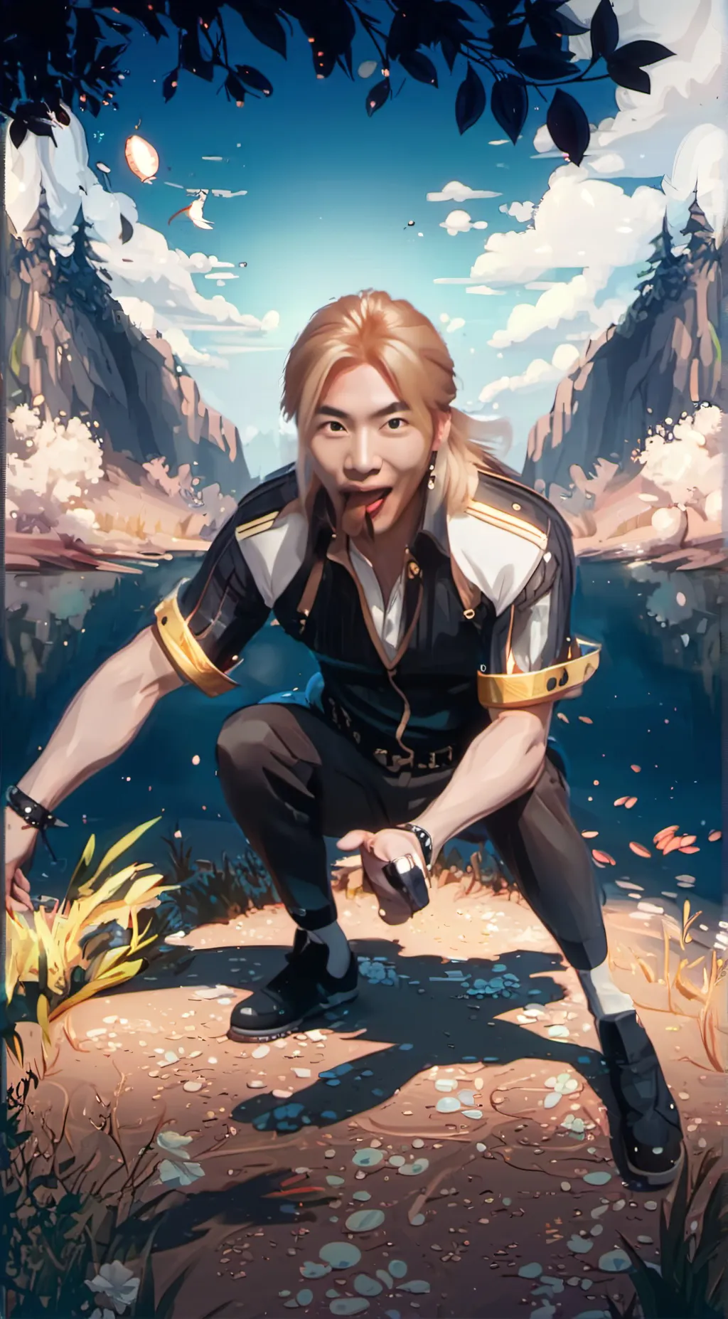 ai character: Ryan  background