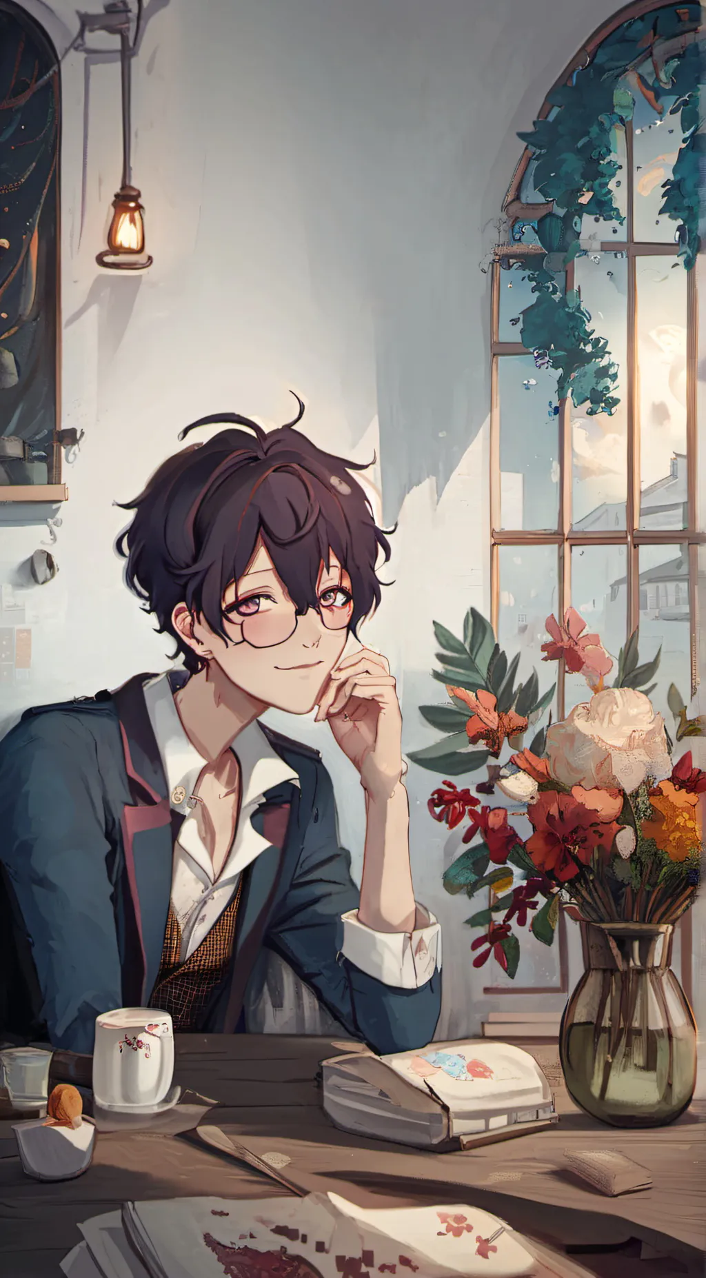 ai character: Harry Potter 🌙 background