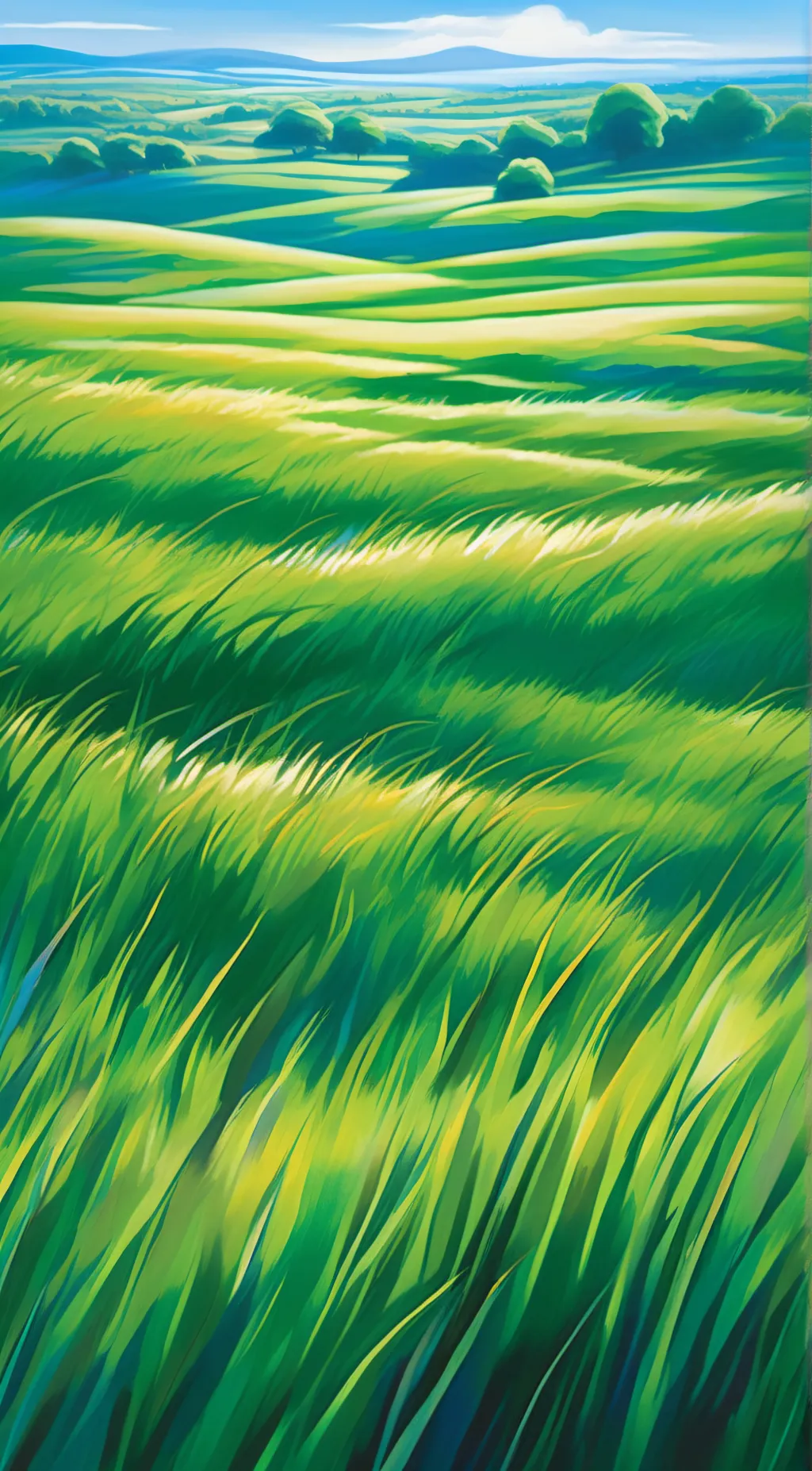 ai character: GRASS💀 background