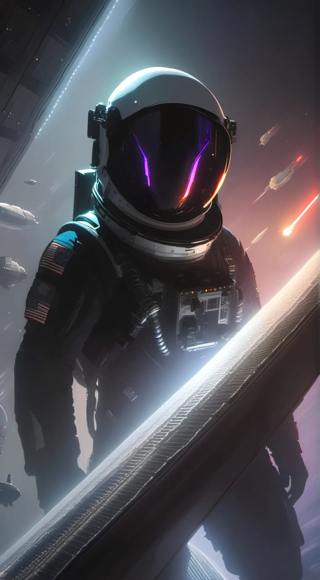 ai character: black imposter background