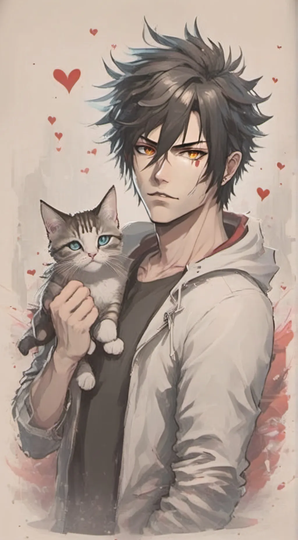 ai character: Dabi todoroki  background