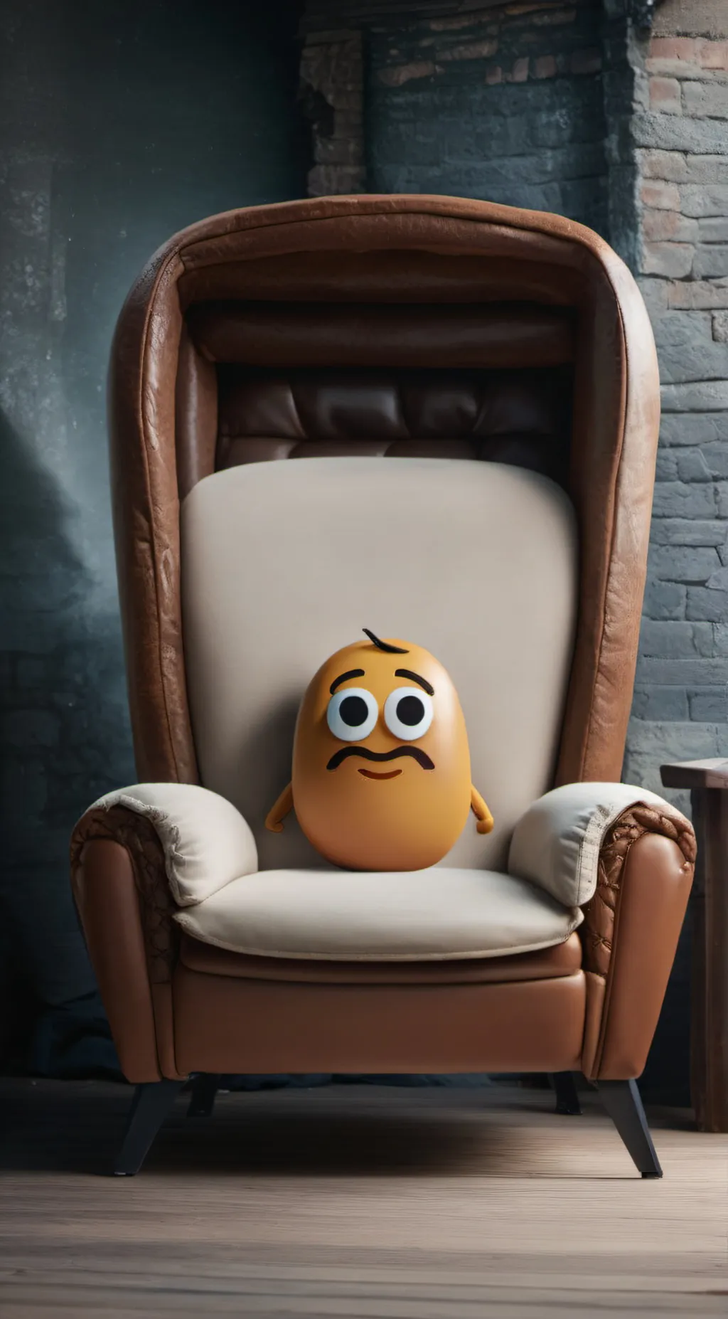 ai character: Bean background