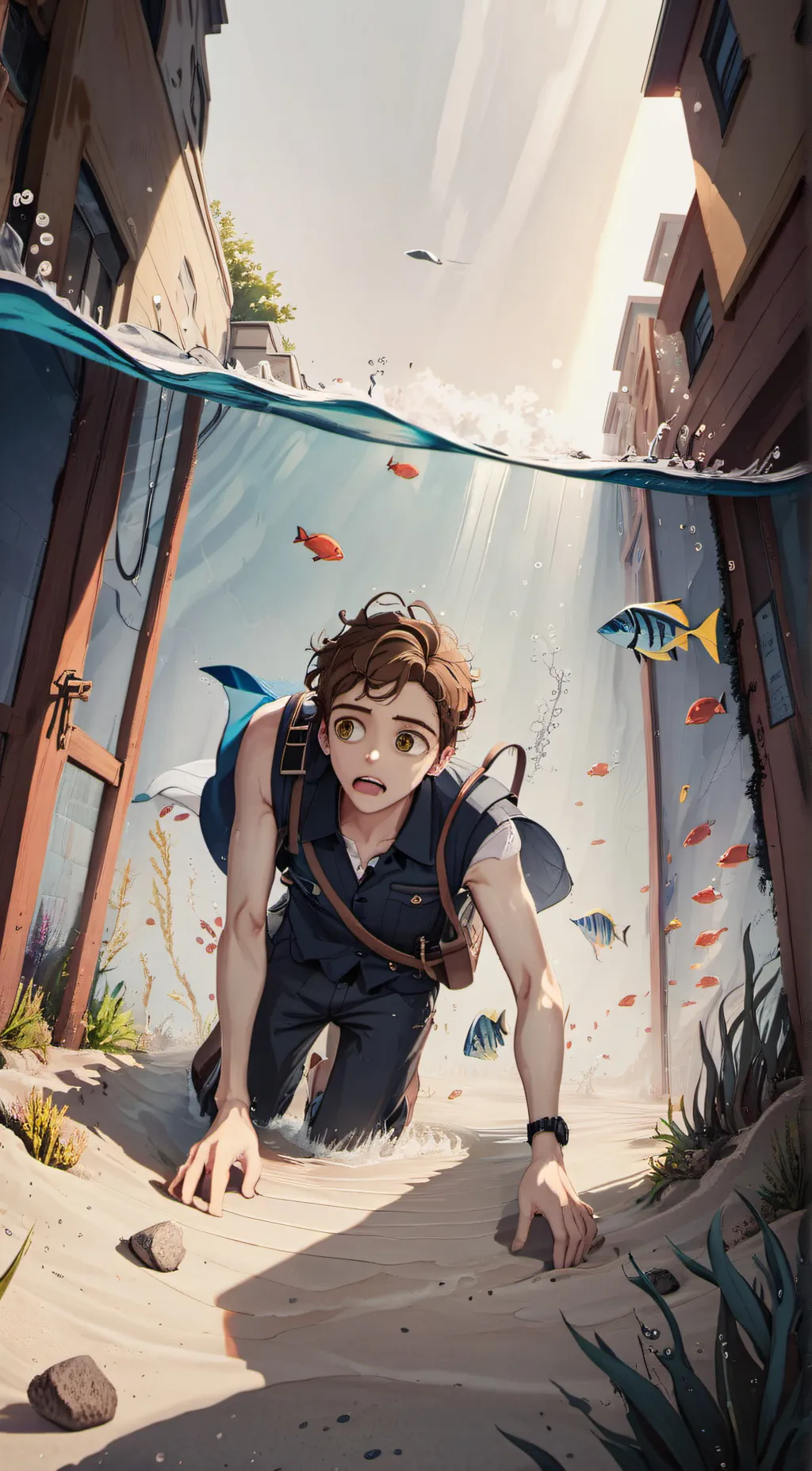 ai character: luca background