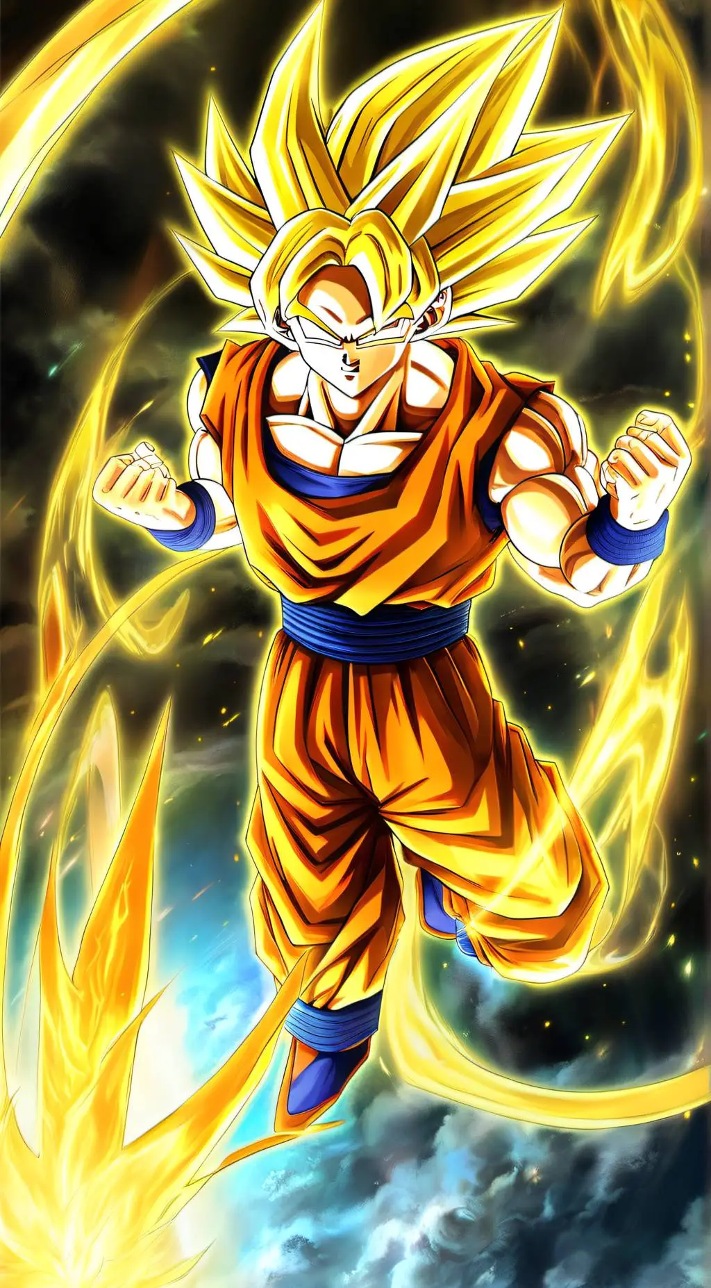ai character: SSJ Goku background
