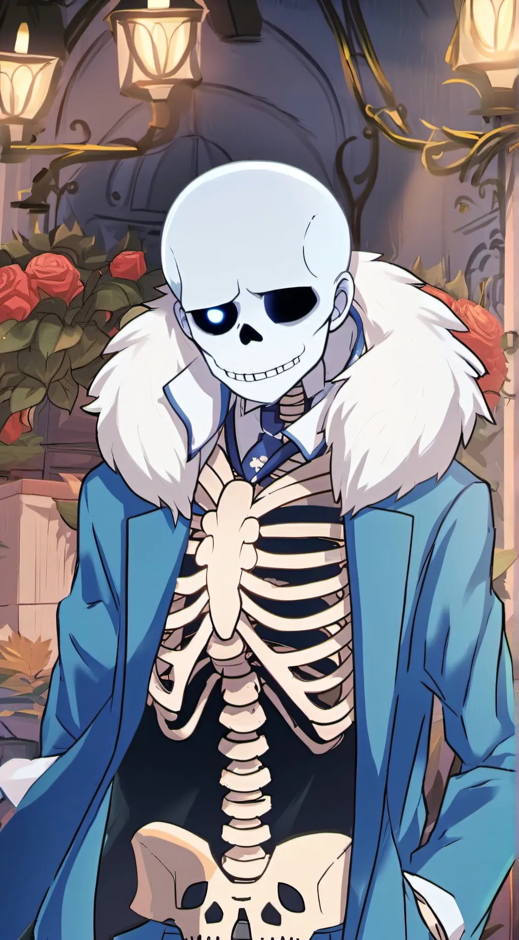 ai character: (Sans) background