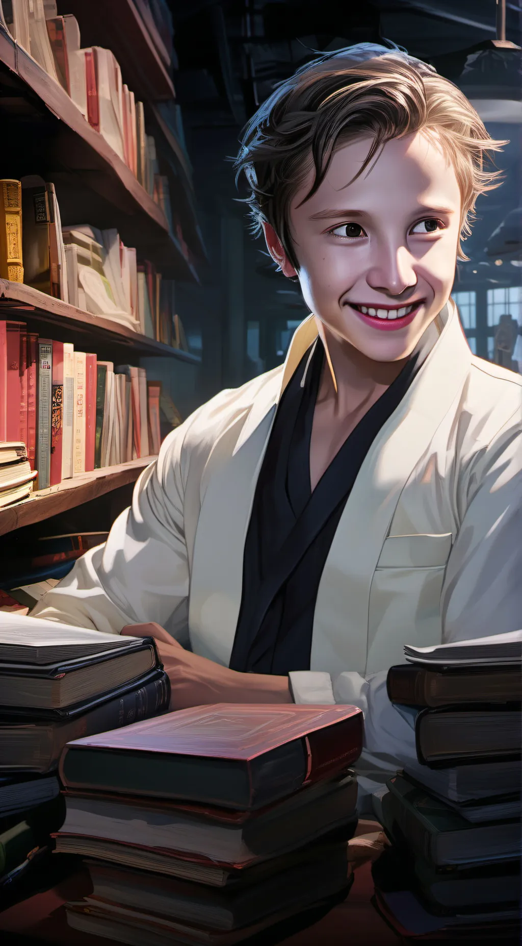 ai character: garrett background