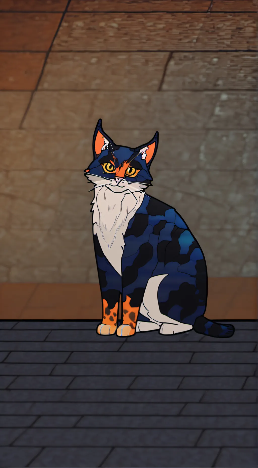 ai character: Night’blaze background