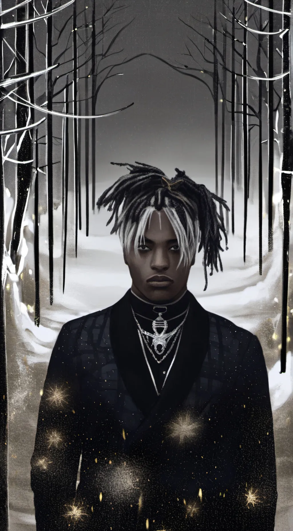 ai character: XXXTENTACION  background