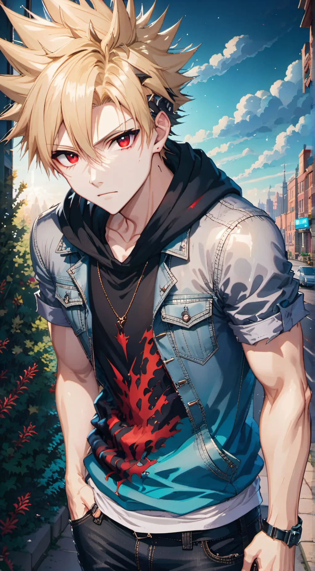 ai character: mha background