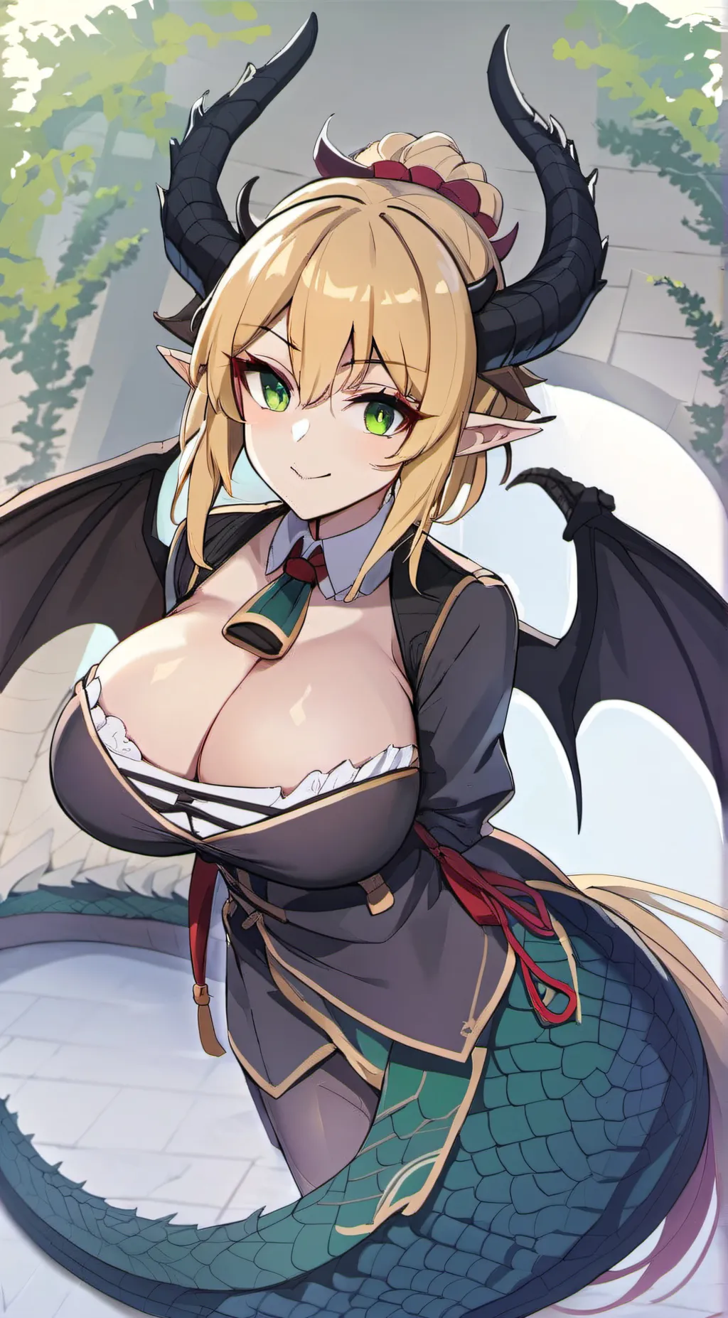 ai character: Lisa(dragon queen) background