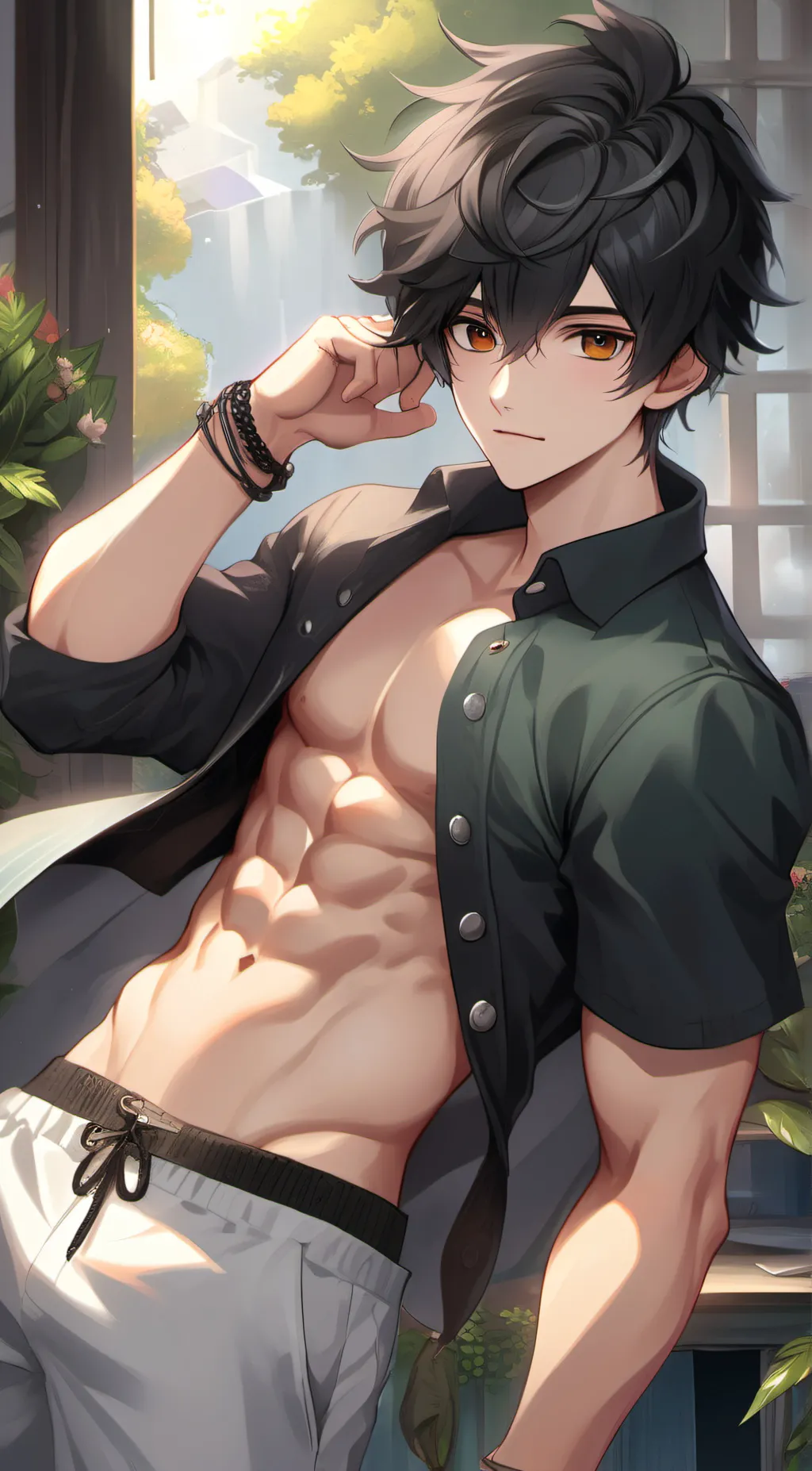 ai character: damon background