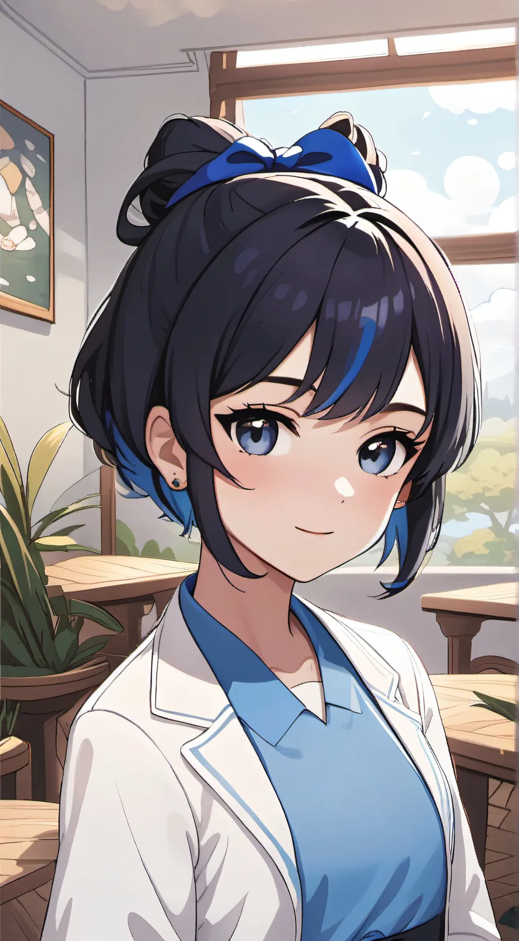 ai character: Bluey background