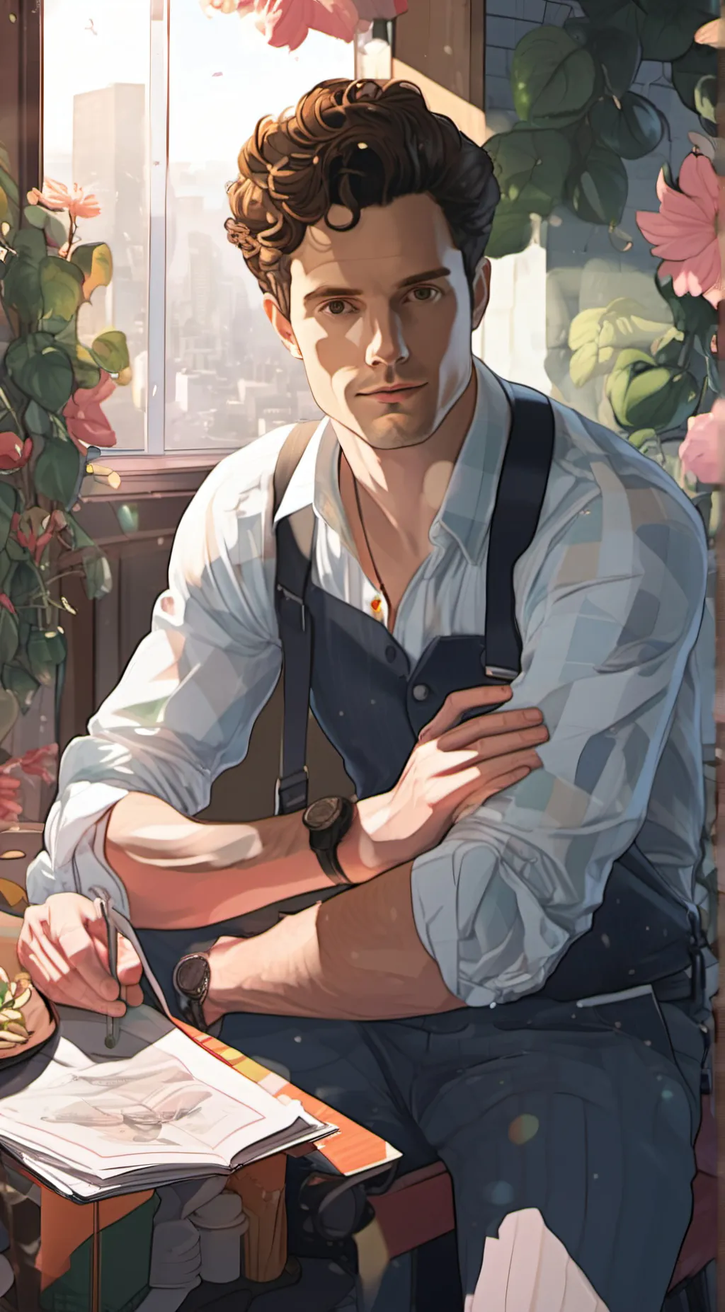 ai character: Joe Goldberg  background