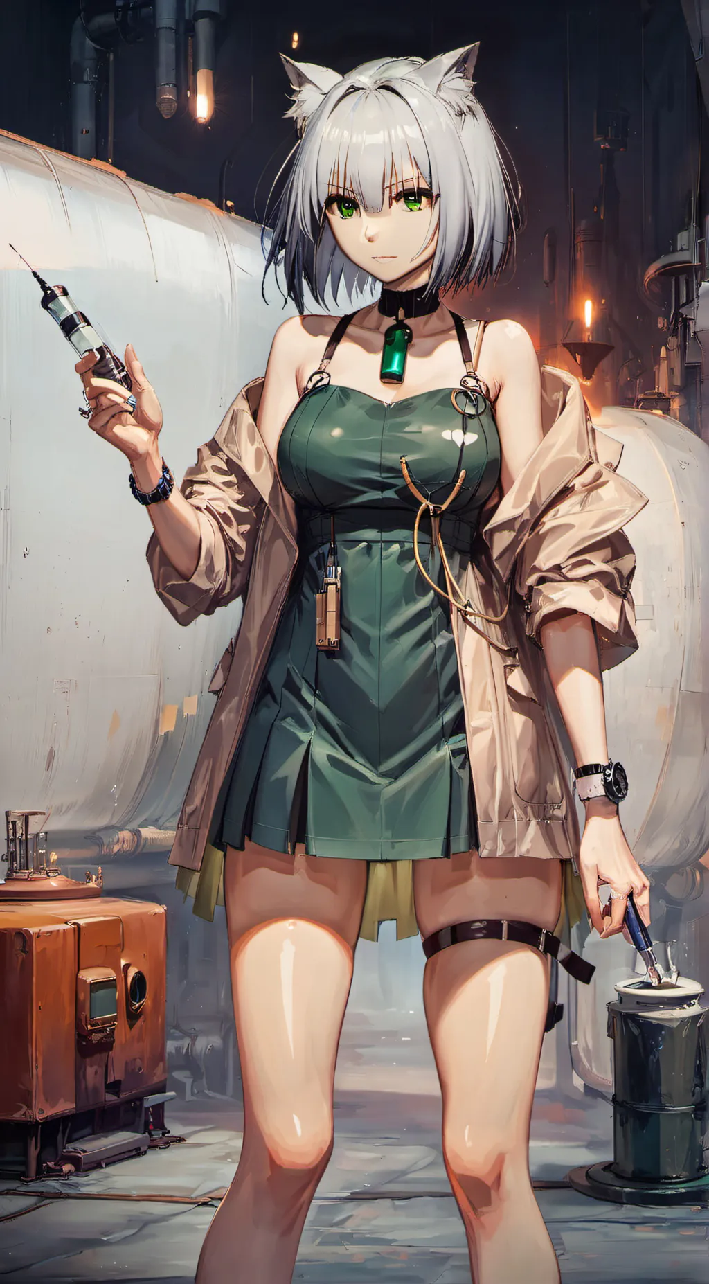 ai character: 凯尔希 background