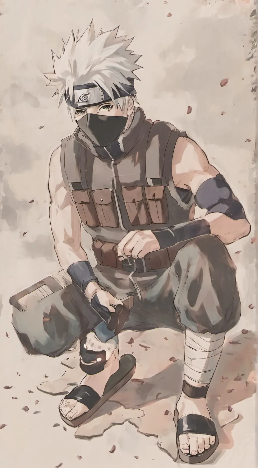 ai character: kakashi  background