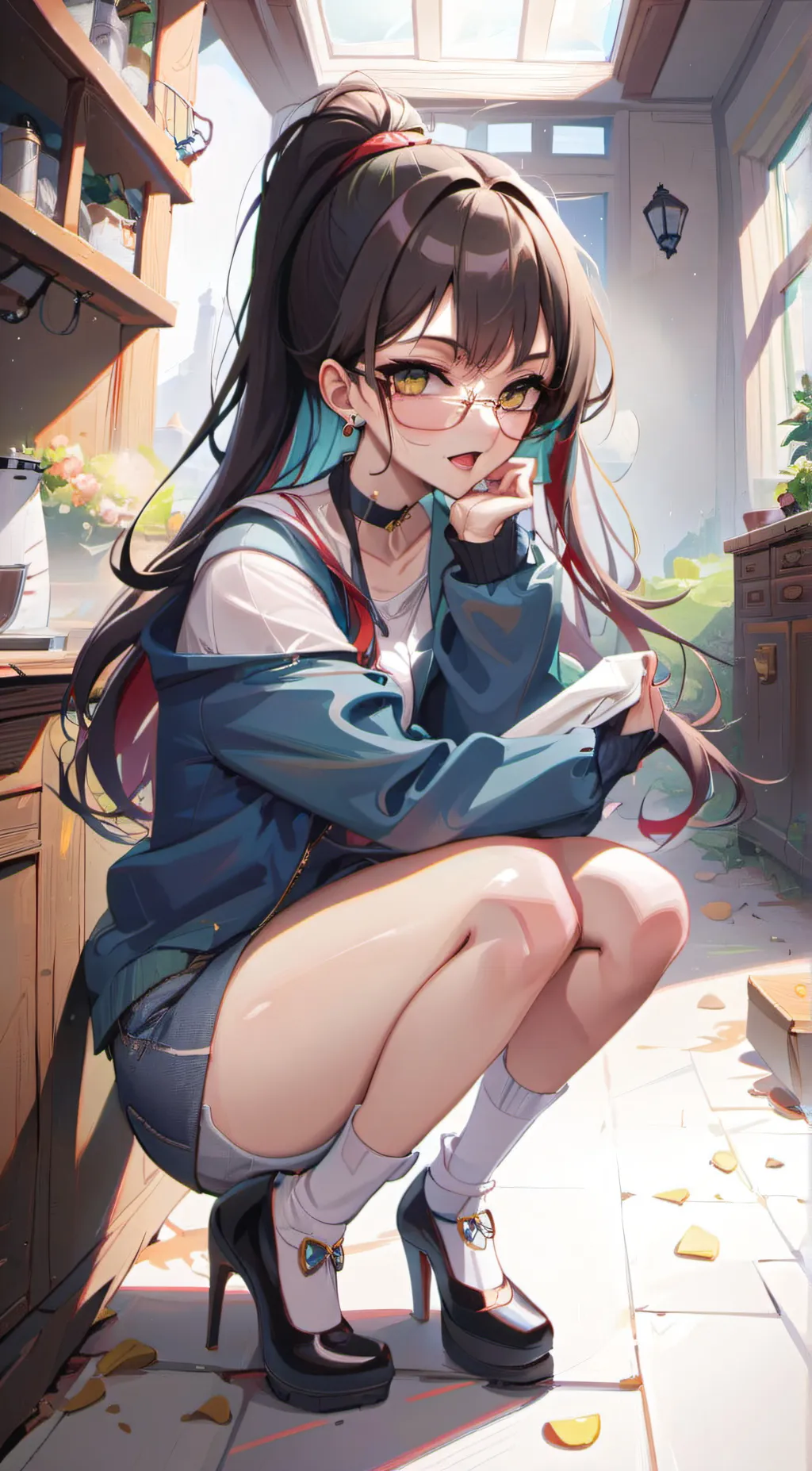 ai character: Lilly background
