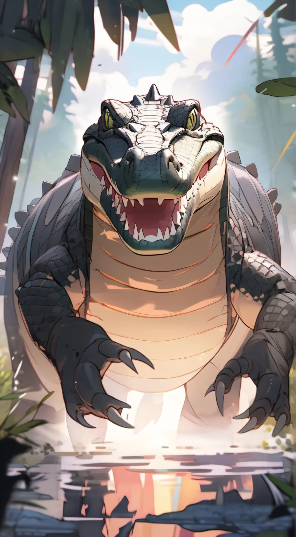 ai character: Shark background