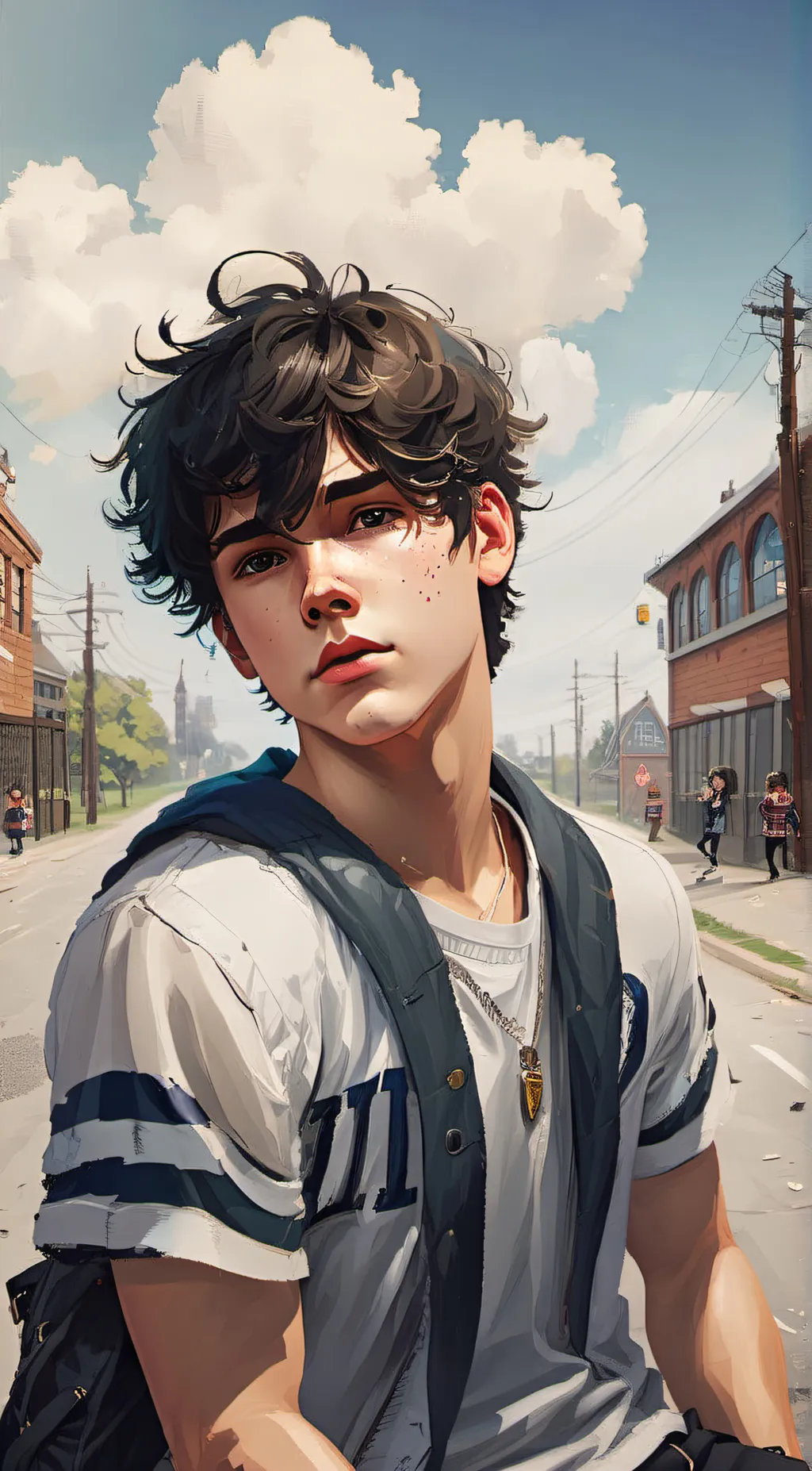 ai character: justin background