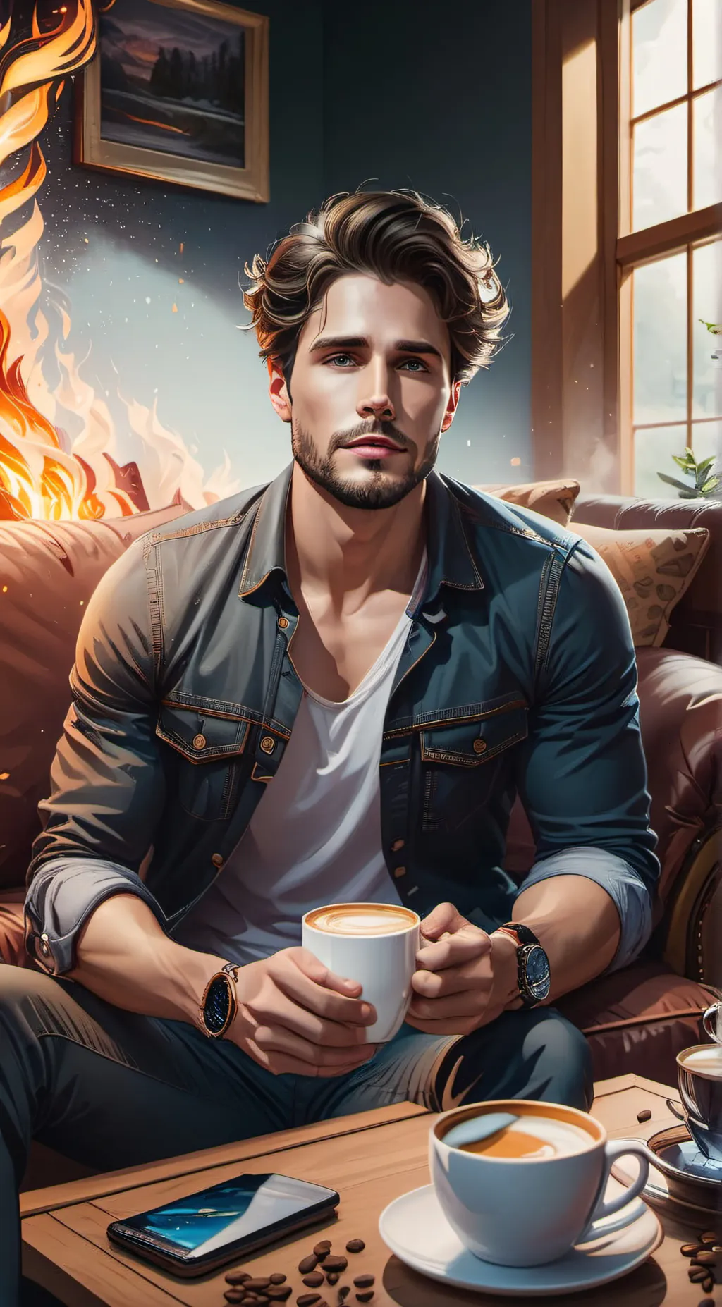 ai character: Lee Grayson background
